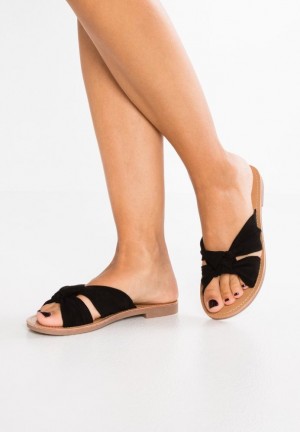 Anna Field Mules Pantoffels Dames Zwart | 2675-DXSJH