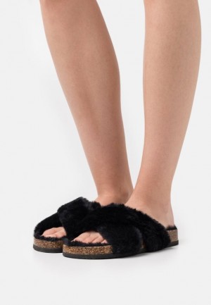 Anna Field Mules Pantoffels Dames Zwart | 2315-DNQCL
