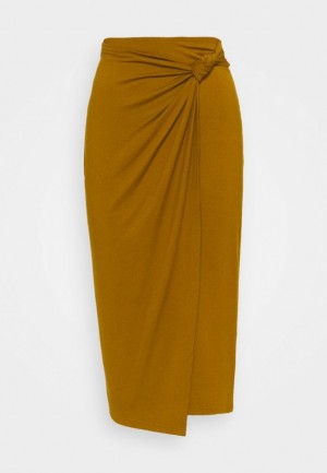 Anna Field Pencil Skirt Rok Dames Bruin | 2031-QIFZS