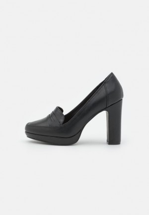 Anna Field Platform Heels Hakken Dames Zwart | 5163-INMLQ