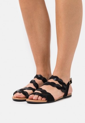 Anna Field Sandals Sandalen Dames Zwart | 5064-WYSPI