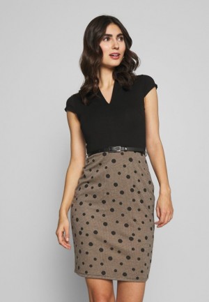 Anna Field Shift Jurken Jurk Dames Beige | 2041-GDEHW
