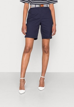 Anna Field Shorts Broek Dames Donkerblauw | 8967-AIEKY