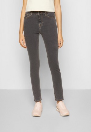 Anna Field Slim Fit Jeans Broek Dames Grijs Blauw | 5712-RQIHS