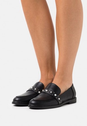 Anna Field Slip Ons Laag Schoenen Dames Zwart | 8904-NVOGJ