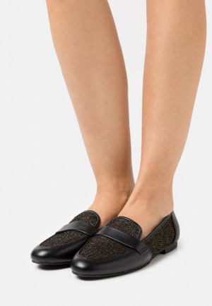 Anna Field Slip Ons Laag Schoenen Dames Zwart | 7548-MIQKV