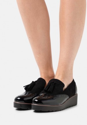 Anna Field Slip Ons Laag Schoenen Dames Zwart | 6425-XMIET