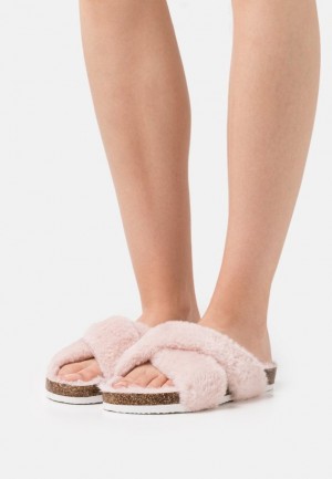 Anna Field Slippers Pantoffels Dames Lichtroze | 3417-CWTBX