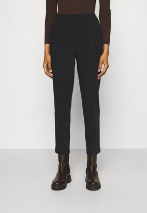 Anna Field Smart Jogger Trousers Broek Dames Zwart | 4875-NHFSB