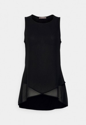 Anna Field Top Overhemd Dames Zwart | 0356-XQNJB