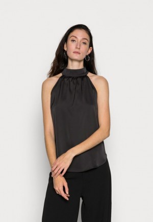 Anna Field Top Overhemd Dames Zwart | 9236-KVGLX