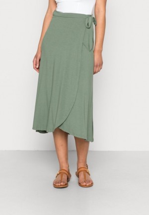 Anna Field Wrap Skirt Rok Dames Lichtgroen | 7465-FKQVT